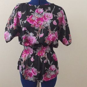 Xhilaration floral blouse